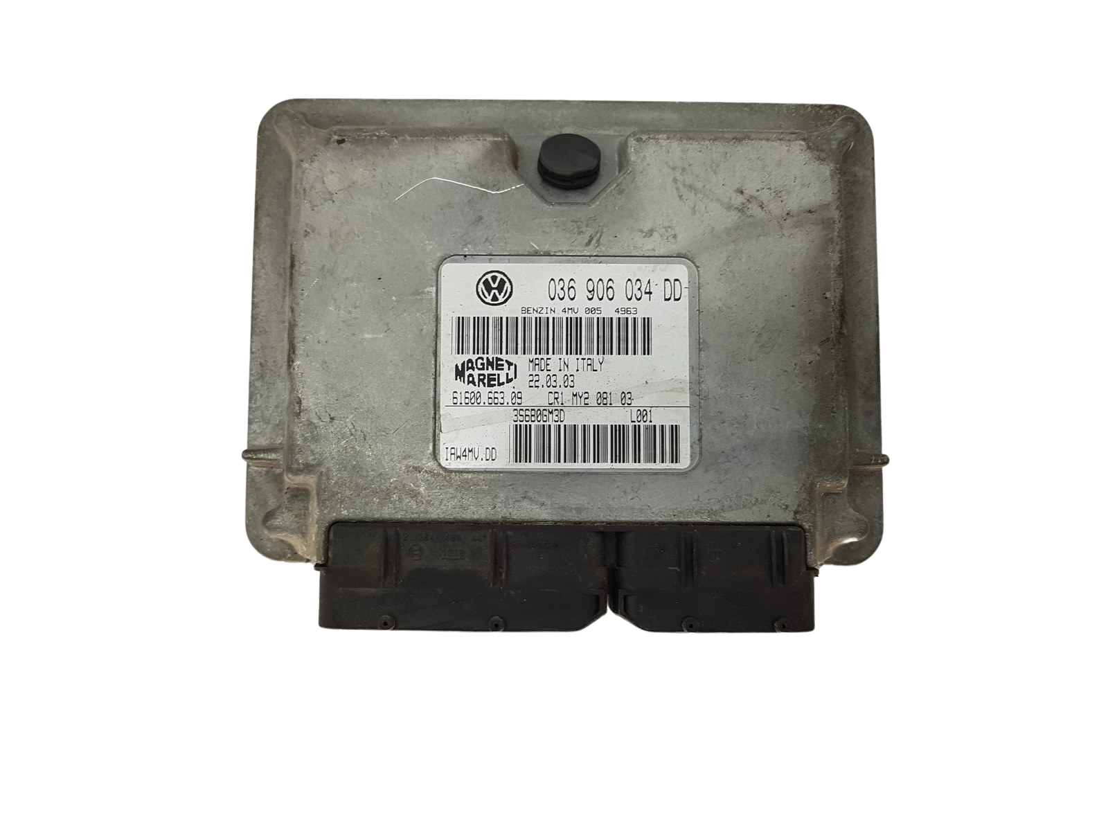 Control Unit VW 036906034DD IAW4MV.DD 61600.663.09 Magneti Marelli 15842 main product photo