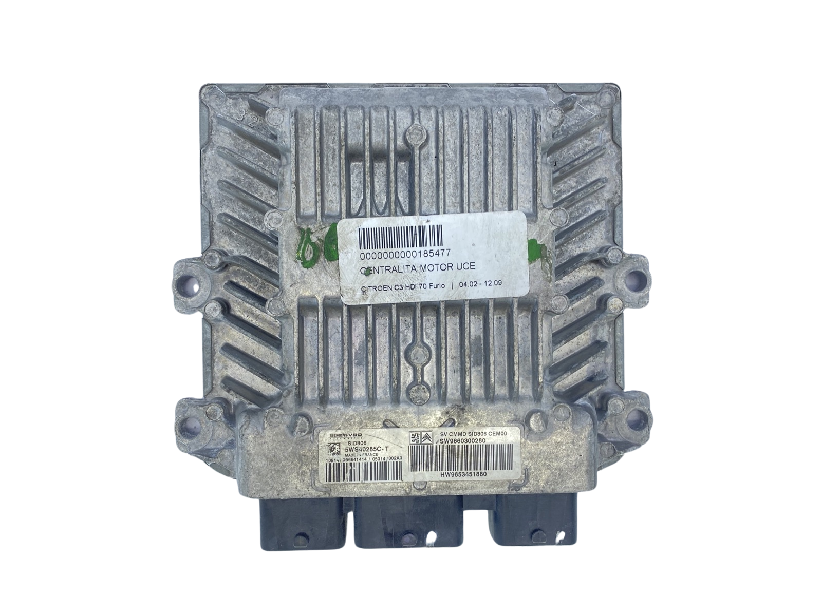 Control Unit 9660300280 9653451880 5WS40285C-T PSA Siemens 63821 main product photo