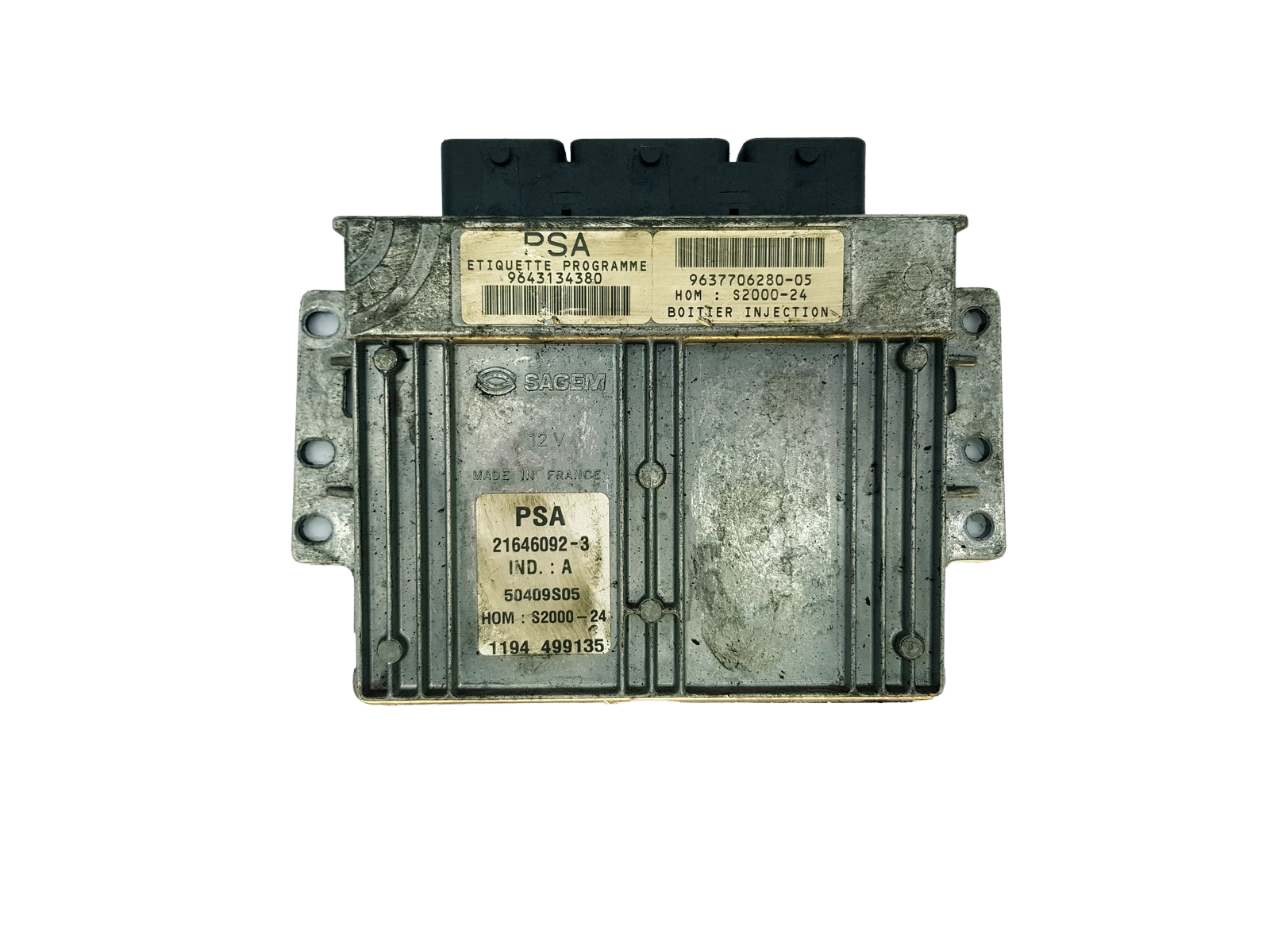 Control Unit 9643134380 9637706280-05 21646092-3 PSA Sagem 32567 main product photo