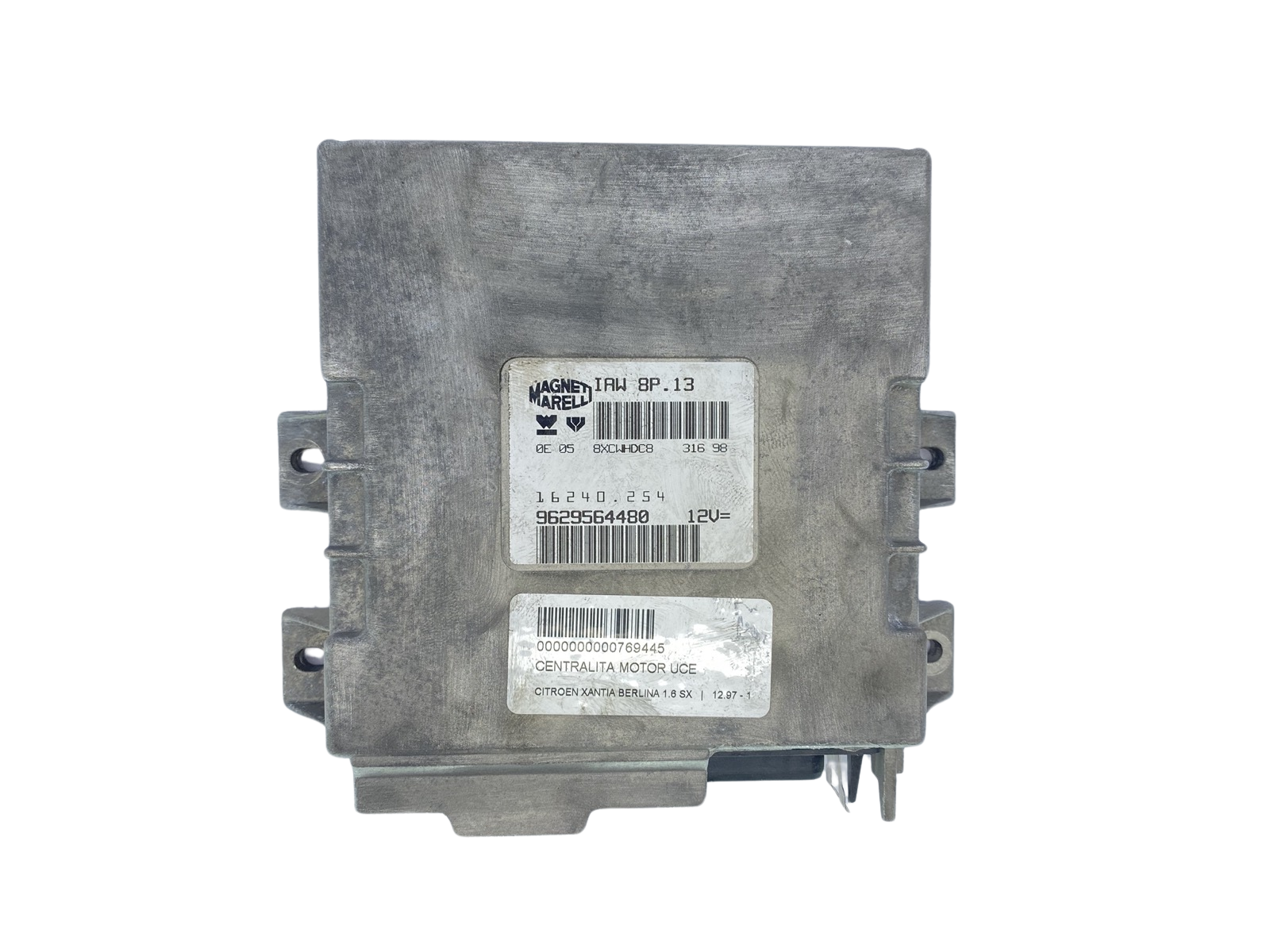 Control Unit 9629564480 IAW8P.13 16240.254 PSA Magneti Marelli 63401 main product photo