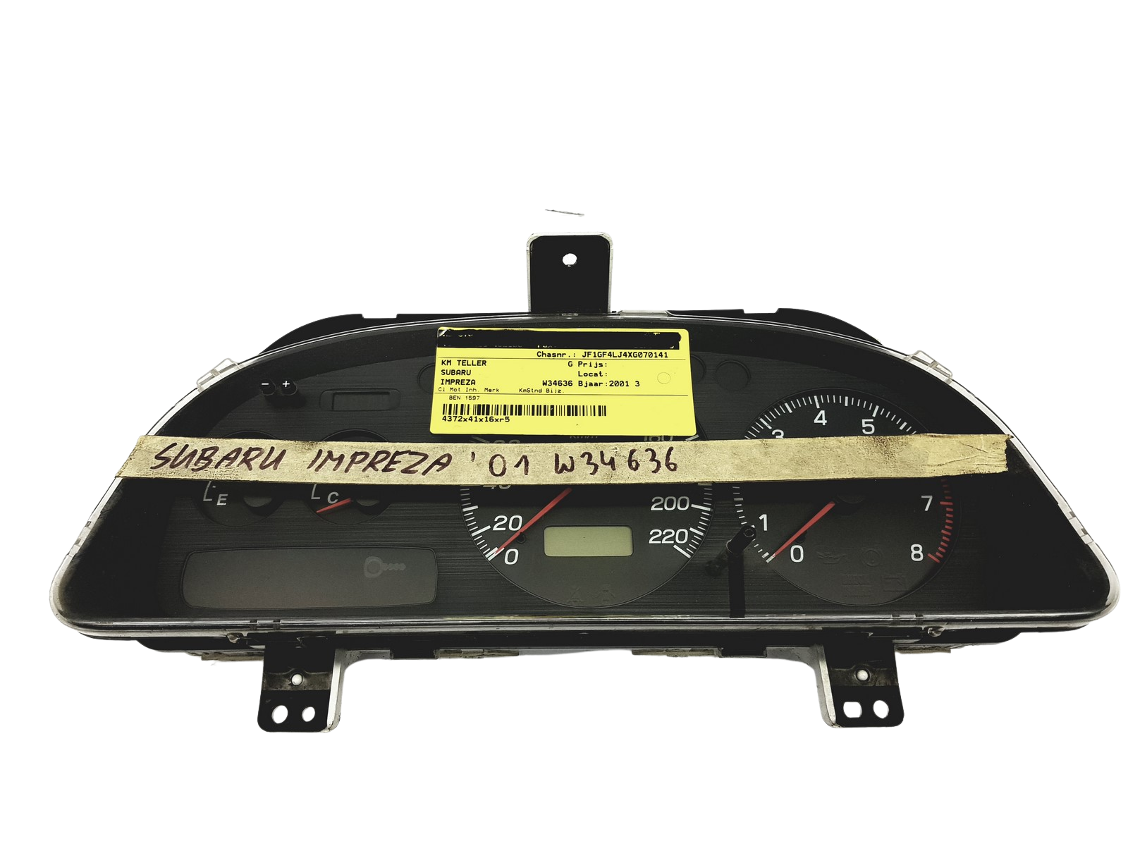 Speedometer/Instrument Cluster Subaru Impreza 85014FA441 NS-G031-L 52354 main product photo