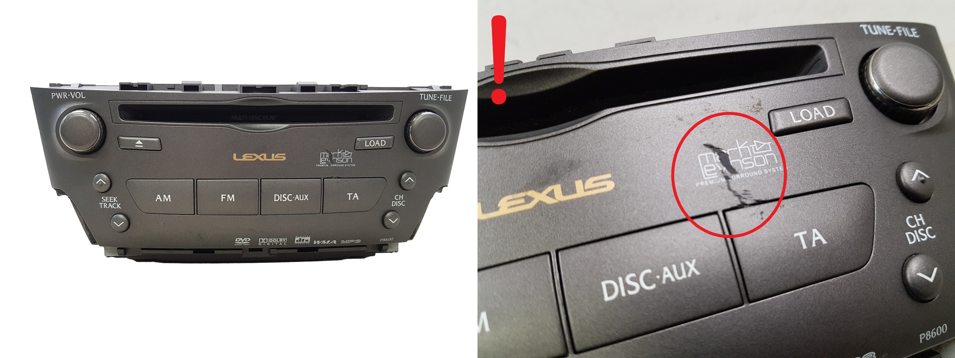 Radio CD Player Lexus IS 86120-53420-3 FX-MG9857DV main product photo