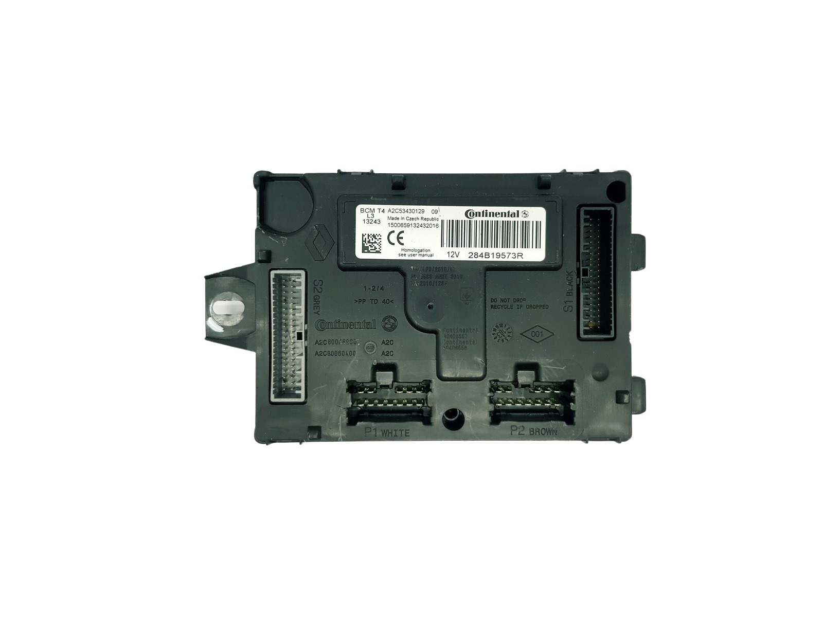 Control Unit BCM T4 284B19573R A2C53430129 Renault Continental 31471 main product photo