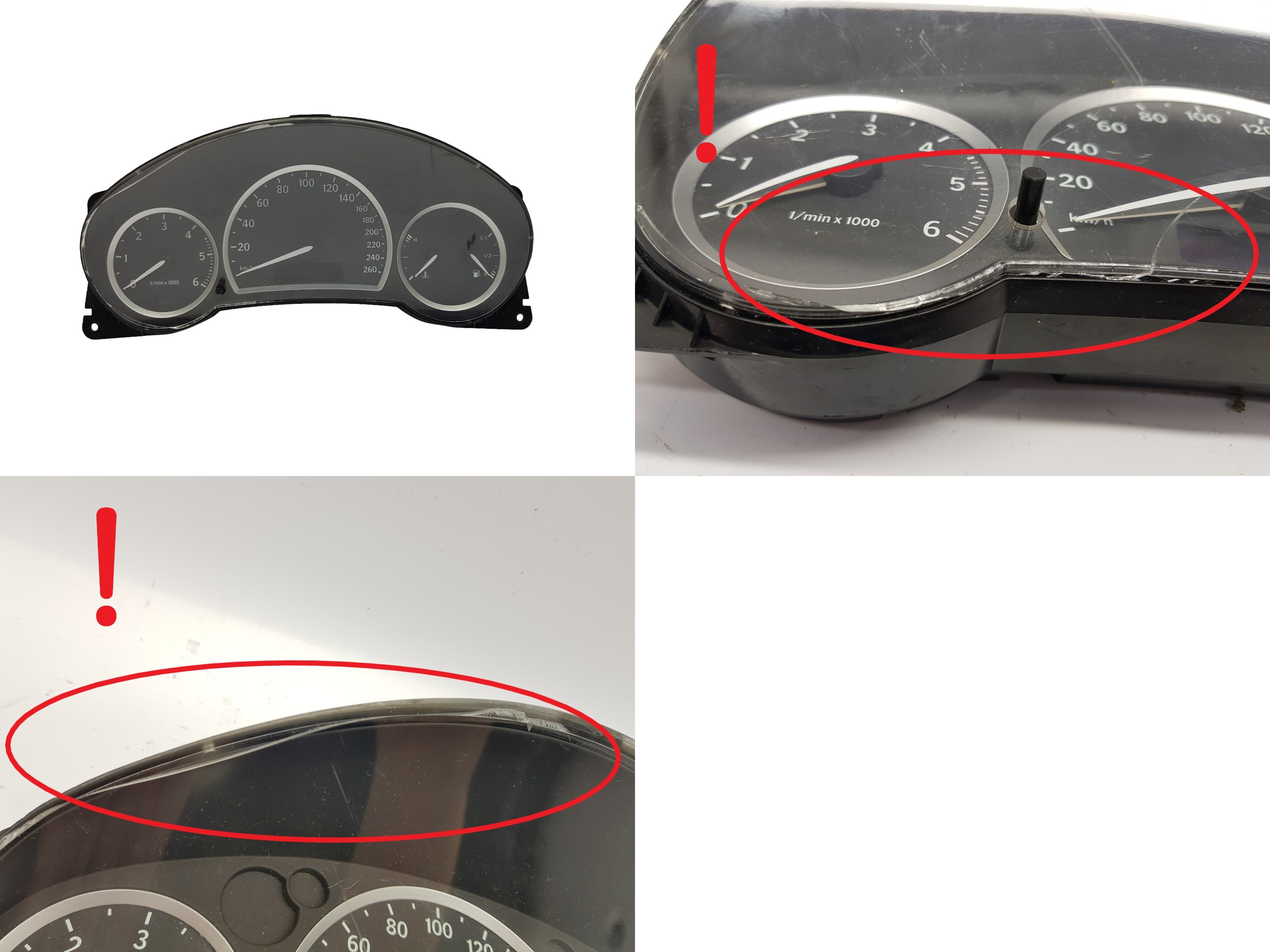 Speedometer/Instrument Cluster Saab 9-3 7553657 P12763128 1062 main product photo