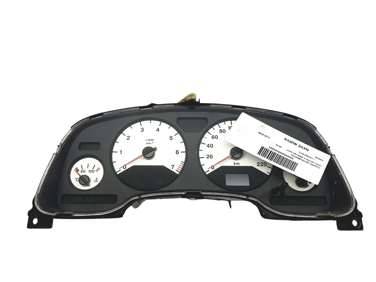 Speedometer/Instrument Cluster Opel Astra G 09181220CJ 110008876015 VDO main product photo