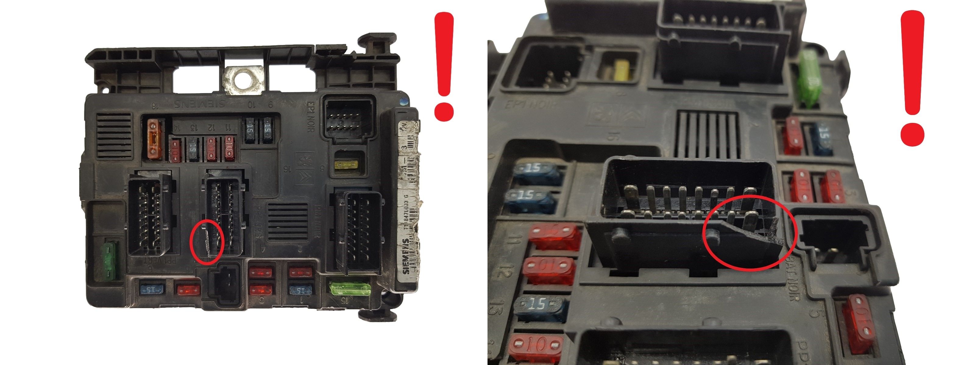 Control Unit BSM-B3 9643498880 T118470003G PSA Siemens 2309 main product photo