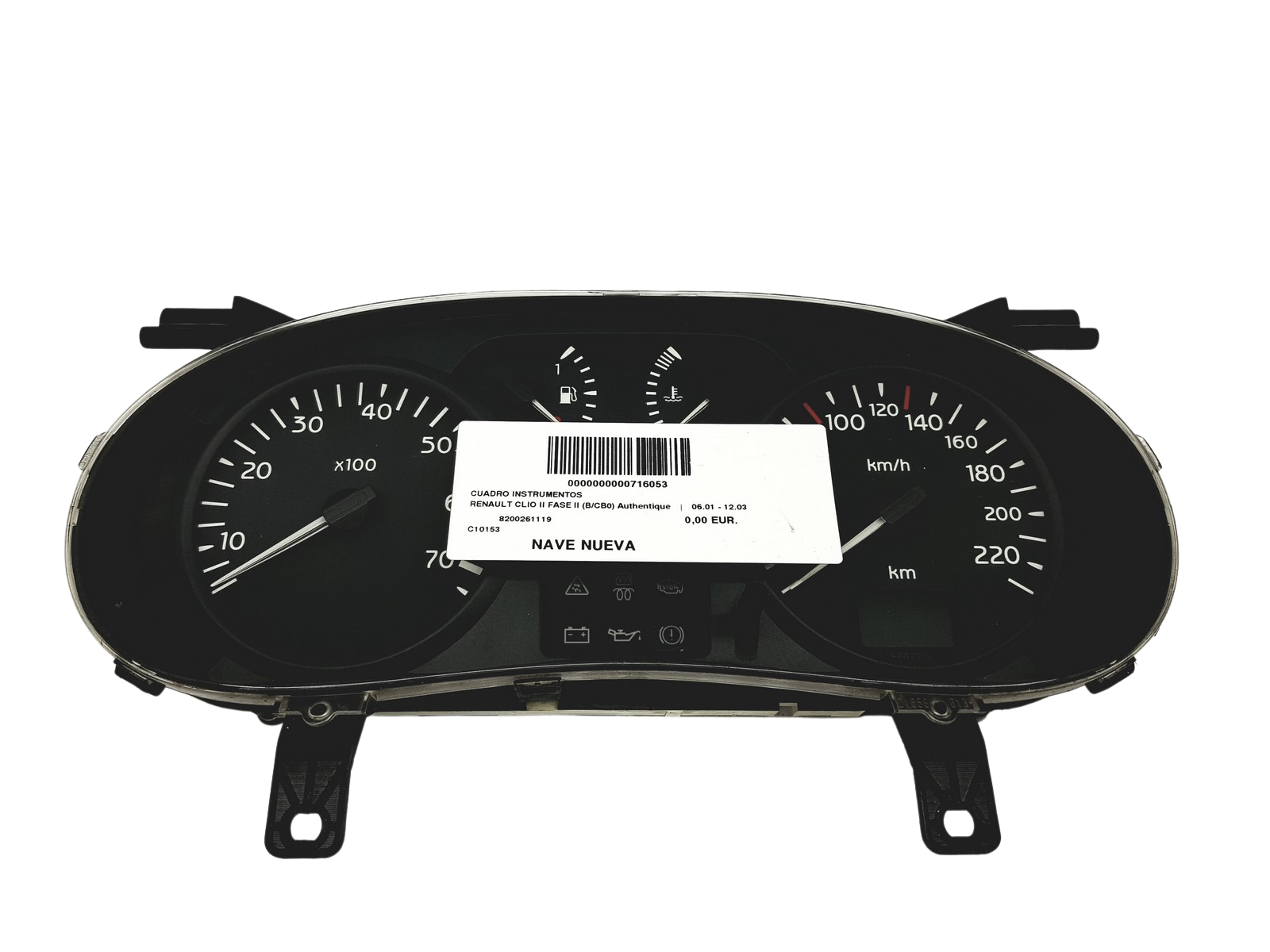 Speedometer/Instrument Cluster Renault Clio 2 8200261119 57705 main product photo