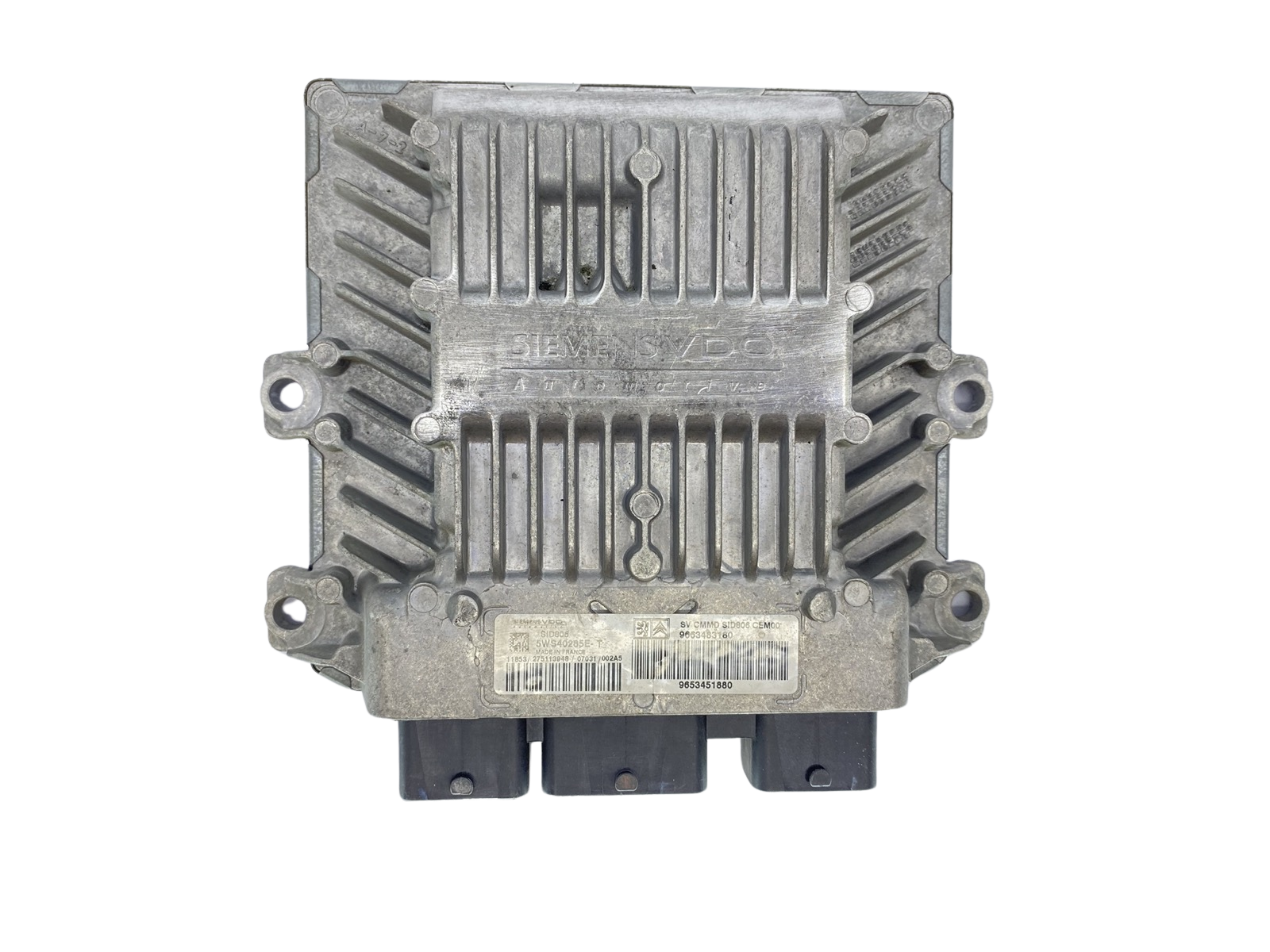 Control Unit 9663483180 9653451880 5WS40285E-T SID806 PSA Siemens 63951 main product photo