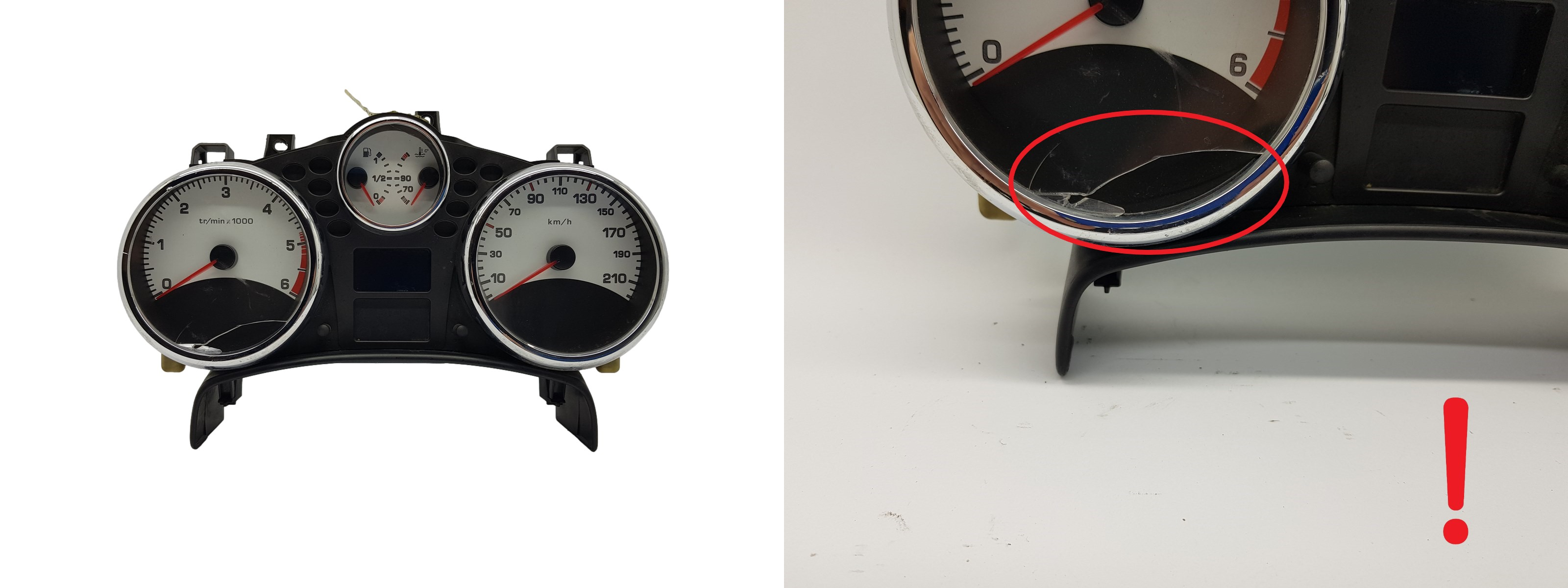Speedometer/Instrument Cluster Peugeot 207 9666749180 A2C53370972 1785 main product photo