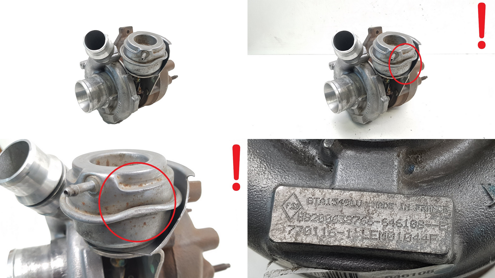 Turbocharger 8200646108 GTA1549LV Garrett 770116-1 2.0 dCi Renault Laguna 3 main product photo