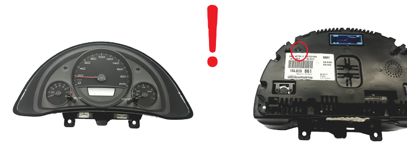 Speedometer/Instrument Cluster VW UP Seat Mii 1SL920861 Magneti main product photo