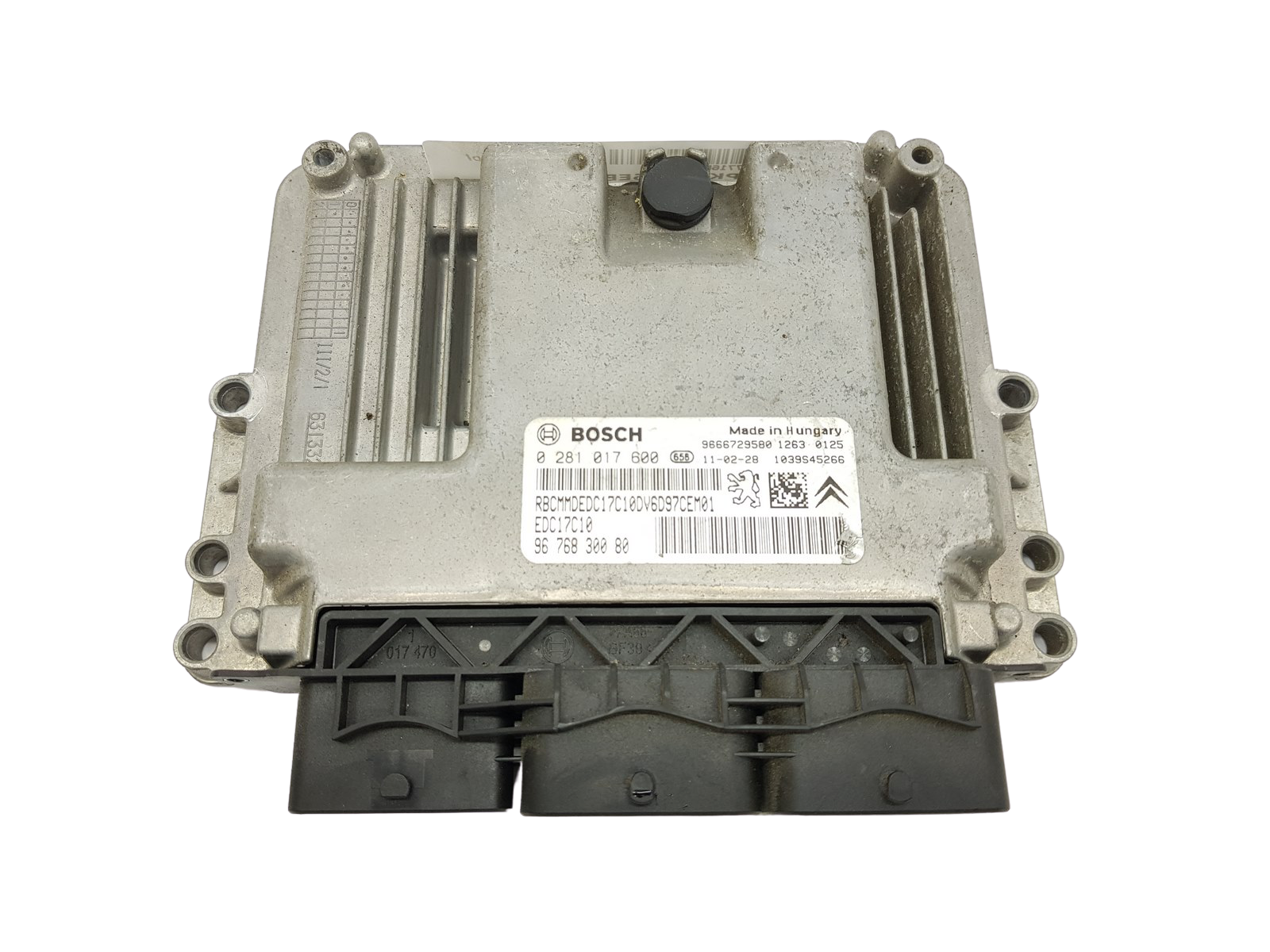 Control Unit 9676830080 0281017600 9666729580 PSA Bosch main product photo
