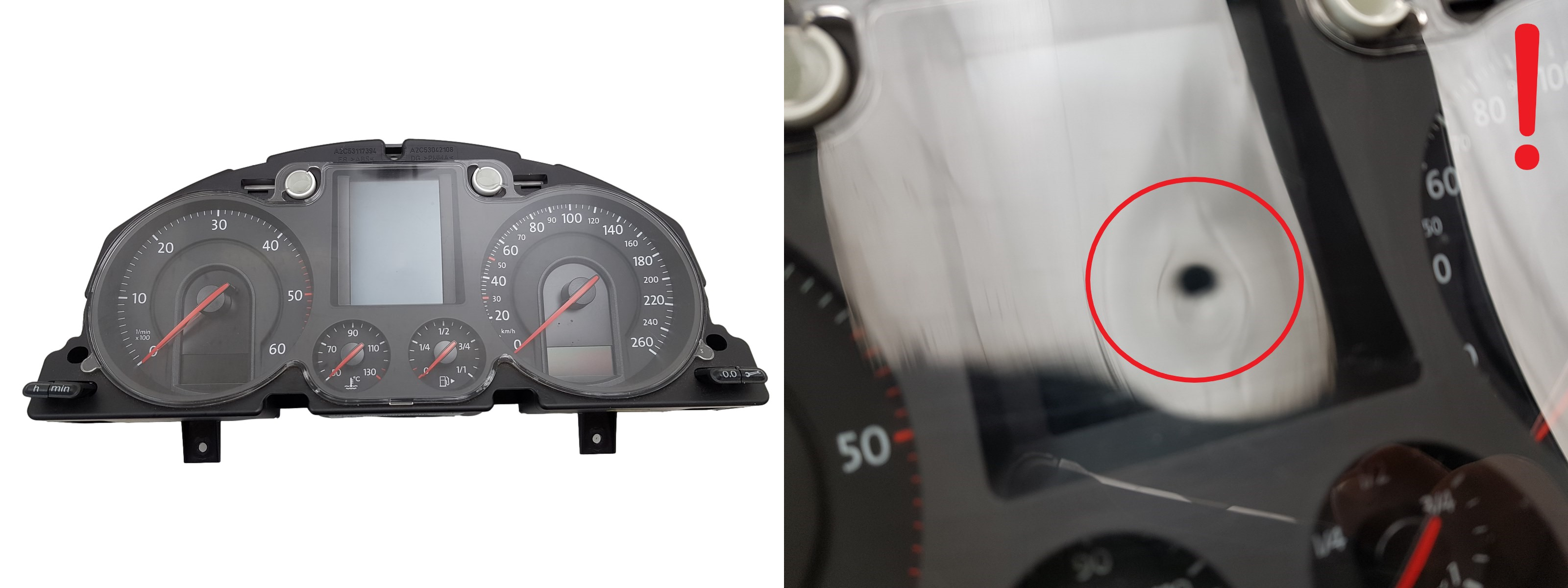 Speedometer/Instrument Cluster VW Passat B6 3C0920871E A2C53242429 1082 main product photo