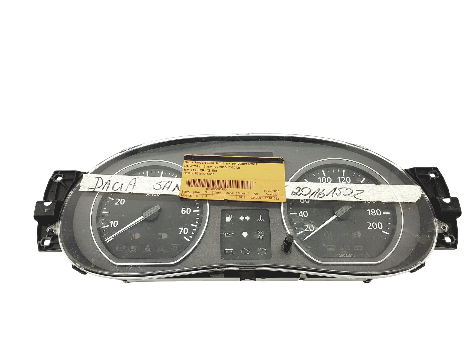 Speedometer/Instrument Cluster Dacia Sandero 248101432R 52623 main product photo