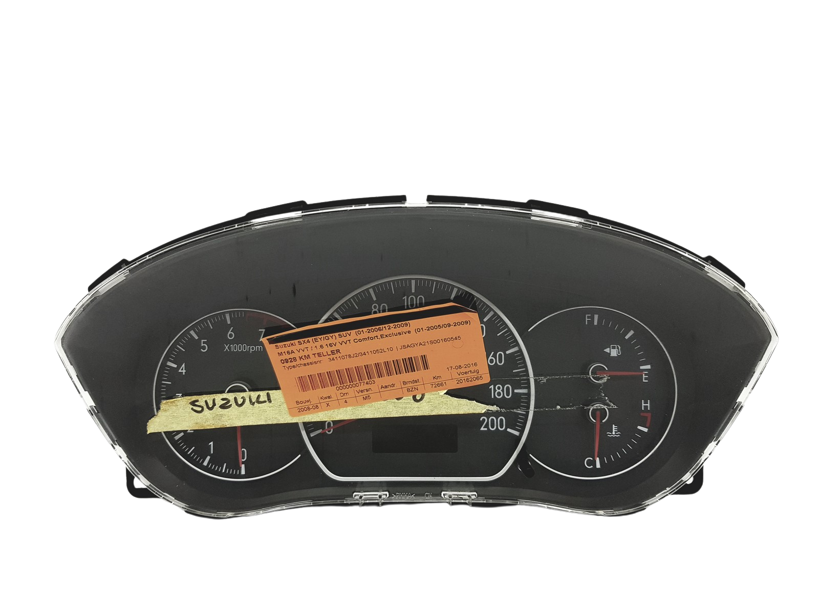 Speedometer/Instrument Cluster Suzuki SX4 34110-52L10 34110-79J2 52409 main product photo